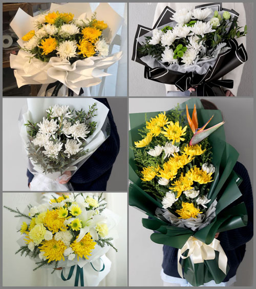 贵州毕节市七星关区野角乡-塘村白事花束代送